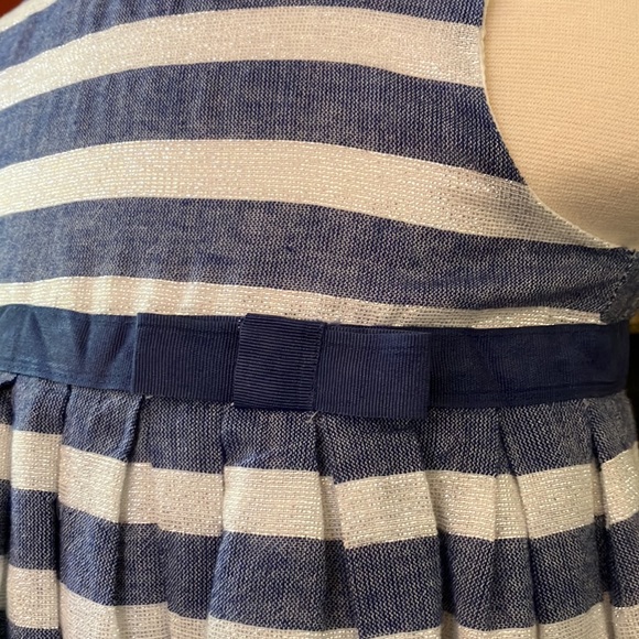 🛍️ SOLD Cool Club Navy and Silver 2T (92) Dress - Picture 3 of 3
